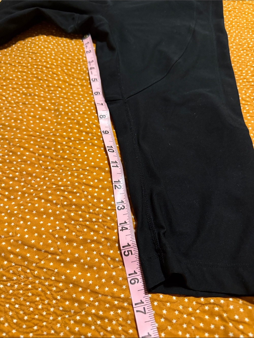 Nike Black Capris with White Swoosh - Picture 5 of 9